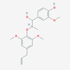 molecular formula C21H26O6 B149784 2-(4-Allyl-2,6-dimethoxyphenoxy)-1-(4-hydroxy-3-methoxyphenyl)-1-propanol CAS No. 41535-95-9