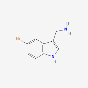 molecular formula C9H9BrN2 B1497886 (5-Bromo-1H-indol-3-yl)methanamine CAS No. 339282-65-4