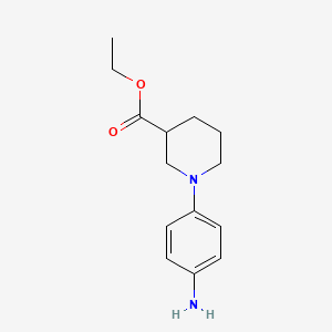 molecular formula C14H20N2O2 B1497893 Ethyl 1-(4-aminophenyl)piperidine-3-carboxylate CAS No. 889947-74-4
