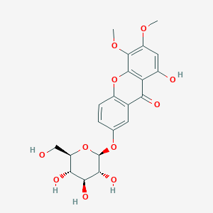 molecular formula C21H22O11 B149790 藜芦苷 CAS No. 76907-78-3