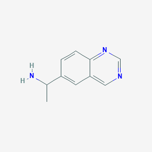 molecular formula C10H11N3 B1497913 1-(Quinazolin-6-yl)ethan-1-amine CAS No. 1150618-18-0