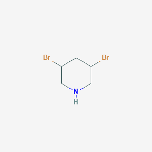 molecular formula C5H9Br2N B1497920 3,5-Dibromopiperidine CAS No. 916792-57-9