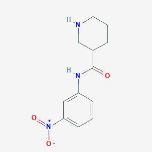 molecular formula C12H15N3O3 B1497926 N-(3-Nitrophenyl)piperidine-3-carboxamide CAS No. 775282-63-8