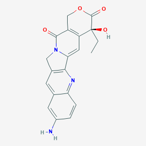 molecular formula C20H17N3O4 B149794 10-Aminocamptothecin CAS No. 86639-63-6