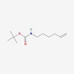 molecular formula C11H21NO2 B1497941 Carbamic acid, 5-hexenyl-, 1,1-dimethylethyl ester (9CI) 
