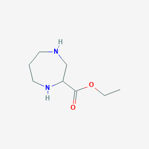 molecular formula C8H16N2O2 B1497962 Ethyl 1,4-diazepane-2-carboxylate CAS No. 850786-98-0