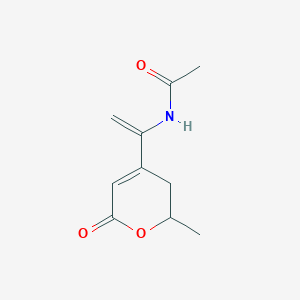 molecular formula C10H13NO3 B1497965 N-[1-(2-Methyl-6-oxo-3,6-dihydro-2H-pyran-4-yl)vinyl]acetamide CAS No. 872452-07-8