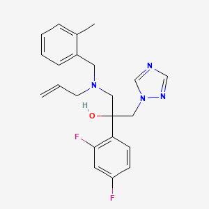 molecular formula C22H24F2N4O B1497983 Cytochrome P450 14a-demethylase inhibitor 1j CAS No. 1155361-08-2