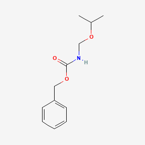 molecular formula C12H17NO3 B1497989 N-Benzyloxycarbonyl-(isopropoxymethyl)amine CAS No. 1122410-32-5