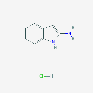molecular formula C8H9ClN2 B014980 1H-吲哚-2-胺盐酸盐 CAS No. 27878-37-1