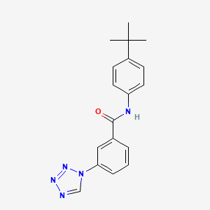 molecular formula C18H19N5O B14980059 N-(4-tert-butylphenyl)-3-(1H-tetrazol-1-yl)benzamide 