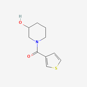 B1498015 (3-Hydroxy-piperidin-1-yl)-thiophen-3-yl-methanone CAS No. 916791-29-2