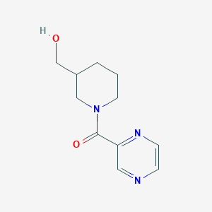 molecular formula C11H15N3O2 B1498018 (3-Hydroxymethyl-piperidin-1-yl)-pyrazin-2-yl-methanone CAS No. 939985-99-6