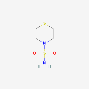 molecular formula C4H10N2O2S2 B1498023 Thiomorpholine-4-sulfonamide CAS No. 4157-98-6