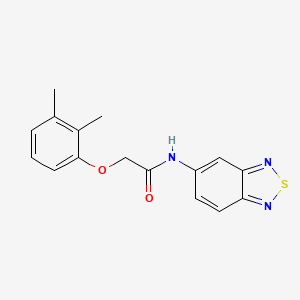 molecular formula C16H15N3O2S B14980267 N-(2,1,3-benzothiadiazol-5-yl)-2-(2,3-dimethylphenoxy)acetamide 