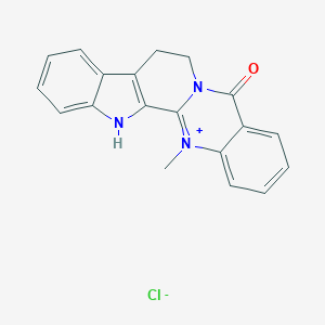 molecular formula C19H16ClN3O B149803 Dehydroevodiamine Hydrochloride CAS No. 111664-82-5