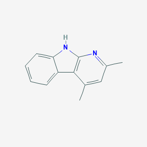 molecular formula C13H12N2 B014981 2,4-dimethyl-9H-pyrido[2,3-b]indole CAS No. 13315-71-4