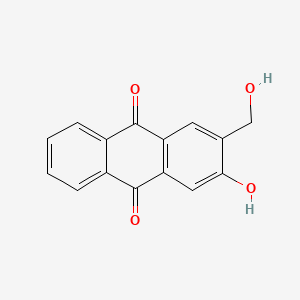 molecular formula C15H10O4 B1498101 2-Hydroxymethyl-3-hydroxyanthraquinone CAS No. 68243-30-1