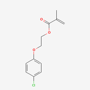 molecular formula C12H13ClO3 B1498106 4-CHLOROPHENOXYETHYL METHACRYLATE CAS No. 63249-65-0