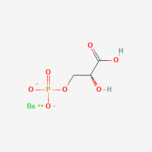 molecular formula C3H5BaO7P B1498124 Barium 3-Phospho-D-glycerate 