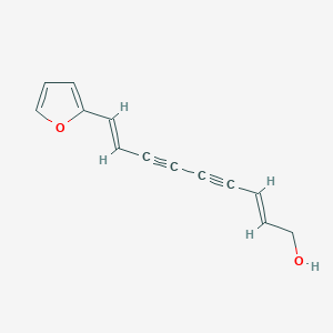 molecular formula C13H10O2 B149813 Acetylatractylodinol CAS No. 61642-89-5