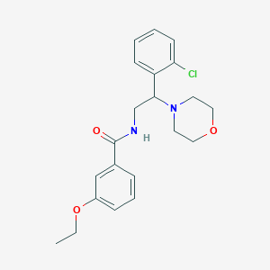 molecular formula C21H25ClN2O3 B14981596 N-[2-(2-chlorophenyl)-2-(morpholin-4-yl)ethyl]-3-ethoxybenzamide 