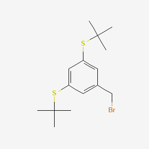molecular formula C15H23BrS2 B1498203 3,5-Bis(tert-butylthio)benzyl Bromide 