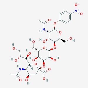 molecular formula C31H45N3O21 B1498209 Neu5Ac alpha(2-3)Gal beta(1-4)GlcNAc-beta-pNP CAS No. 501427-92-5