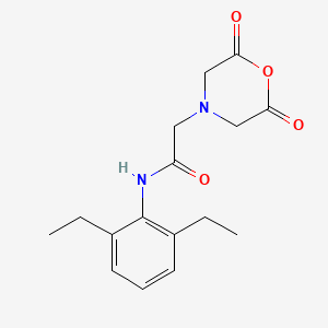 molecular formula C16H20N2O4 B1498216 N-(2,6-Diethylphenylcarbamoylmethyl)iminodiacetic Anhydride CAS No. 380463-93-4