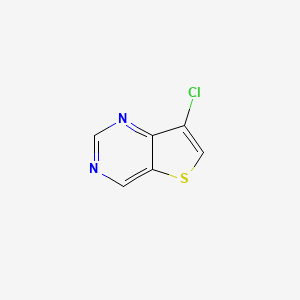 molecular formula C6H3ClN2S B1498234 7-Chlorothieno[3,2-d]pyrimidine CAS No. 31492-65-6