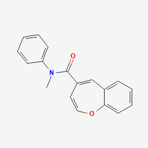 molecular formula C18H15NO2 B14982480 N-methyl-N-phenyl-1-benzoxepine-4-carboxamide 