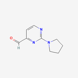 2-Pyrrolidin-1-yl-pyrimidine-4-carbaldehyde