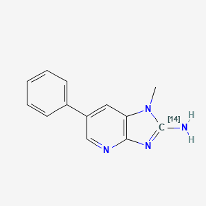 1-Methyl-6-phenyl(214C)imidazolo[4,5-b]pyridin-2-amine