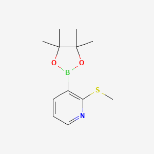 2-(Methylthio)-3-(4,4,5,5-tetramethyl-1,3,2-dioxaborolan-2-yl)pyridine