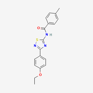molecular formula C18H17N3O2S B14983194 N-[3-(4-ethoxyphenyl)-1,2,4-thiadiazol-5-yl]-4-methylbenzamide 