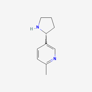 5-((2R)Pyrrolidin-2-yl)-2-methylpyridine