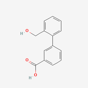 2'-(Hydroxymethyl)biphenyl-3-carboxylic acid