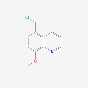 molecular formula C11H10ClNO B1498346 5-(Chloromethyl)-8-methoxyquinoline CAS No. 740797-41-5