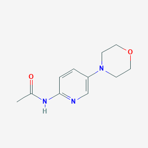 N-(5-morpholinopyridin-2-yl)acetamide