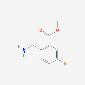 molecular formula C9H10BrNO2 B1498348 Methyl 2-(aminomethyl)-5-bromobenzoate CAS No. 1131587-85-3