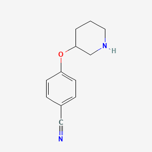 4-(3-Piperidinyloxy)benzonitrile