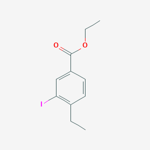 molecular formula C11H13IO2 B1498355 Ethyl 4-ethyl-3-iodobenzoate CAS No. 1131588-09-4