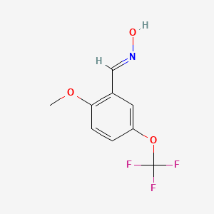 molecular formula C9H8F3NO3 B1498358 2-Methoxy-5-(trifluoromethoxy)benzaldoxime 