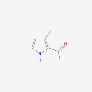 molecular formula C7H9NO B1498360 1-(3-Methyl-1H-pyrrol-2-yl)ethanone 