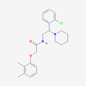 molecular formula C23H29ClN2O2 B14983675 N-[2-(2-chlorophenyl)-2-(piperidin-1-yl)ethyl]-2-(2,3-dimethylphenoxy)acetamide 