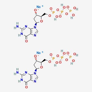 molecular formula C20H30N10Na2O26P6 B1498383 Guanosine 5-(tetrahydrogen triphosphate), 2-deoxy-, disodium salt CAS No. 95648-76-3