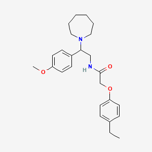 molecular formula C25H34N2O3 B14983908 N-[2-(azepan-1-yl)-2-(4-methoxyphenyl)ethyl]-2-(4-ethylphenoxy)acetamide 