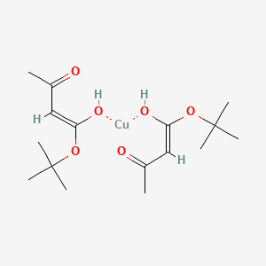 molecular formula C16H28CuO6 B1498417 tert-Butyl (2Z)-3-hydroxybut-2-enoate--copper (2/1) CAS No. 23670-45-3