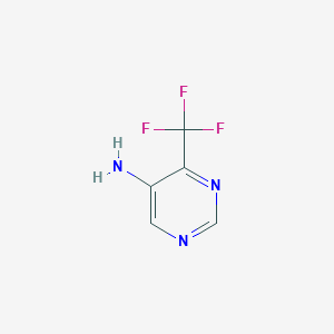 molecular formula C5H4F3N3 B1498445 4-(Trifluoromethyl)pyrimidin-5-amine CAS No. 1092299-22-3