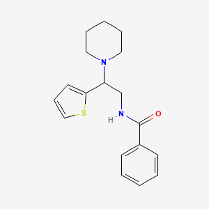 molecular formula C18H22N2OS B14984768 N-[2-(piperidin-1-yl)-2-(thiophen-2-yl)ethyl]benzamide 